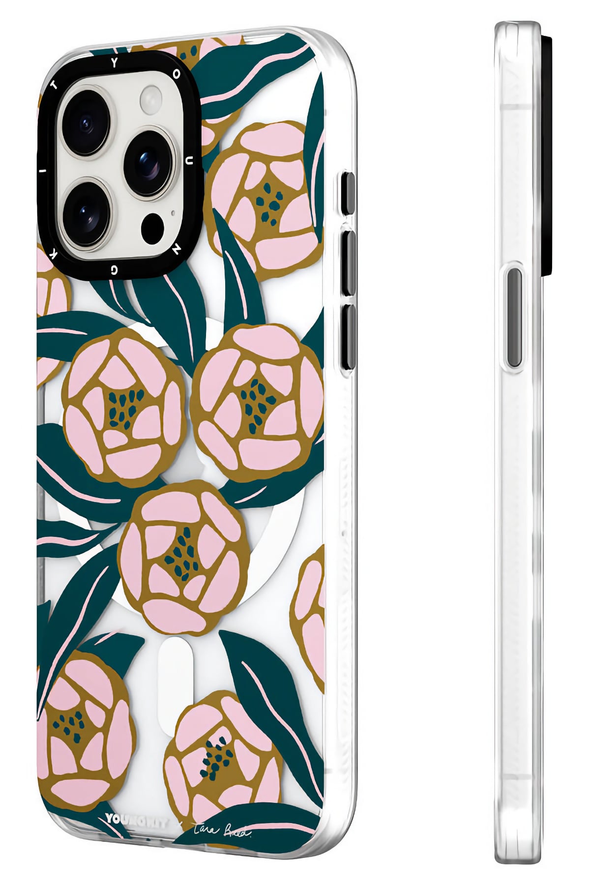 Youngkit Huagu iPhone 14 Pro Magsafe Uyumlu Kılıf Beyaz