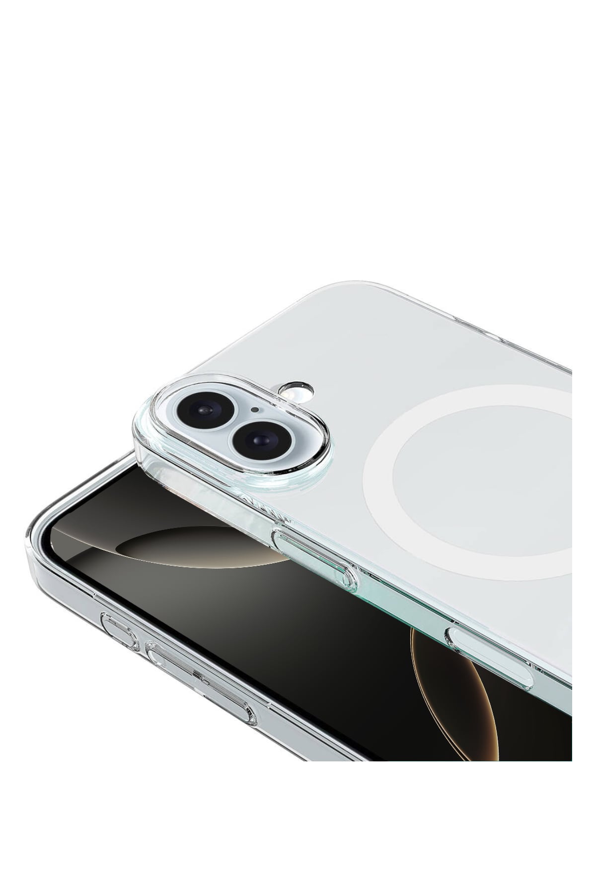 iPhone 16 Uyumlu Magsafe Şeffaf İnce Sararmayan Kılıf
