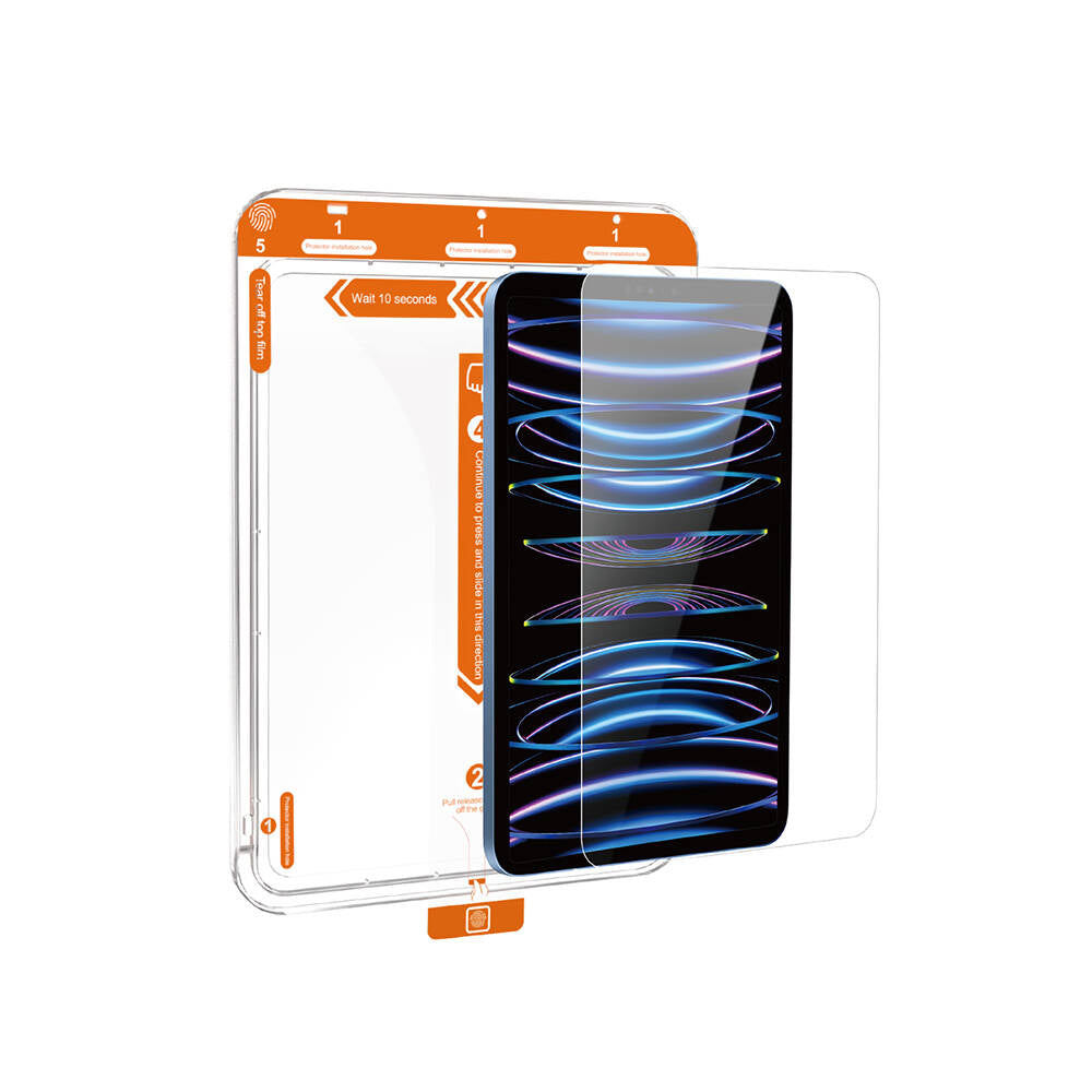 iVista Wi-GQ002 iPad 7 / 8 / 9 Nesil Cam Ekran Koruyucu Kolay Uygulama Aparatı