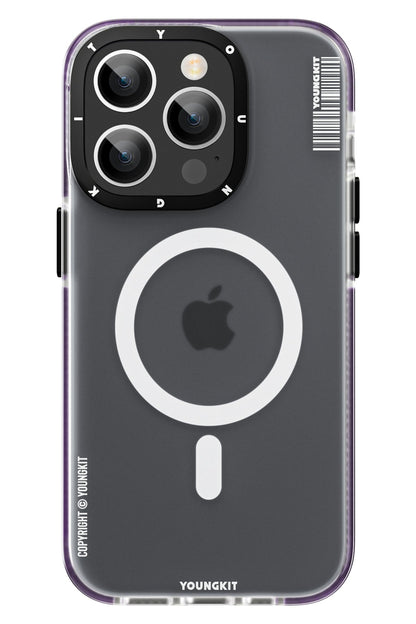 Youngkit Jane Sand iPhone 14 Pro Max Magsafe Buzlu Derin Mor Kılıf