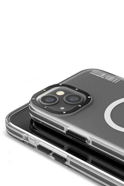 Youngkit Jane Sand iPhone 14 Plus Magsafe Buzlu Siyah Kılıf
