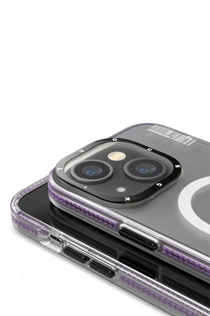Youngkit Jane Sand iPhone 14 Magsafe Buzlu Derin Mor Kılıf