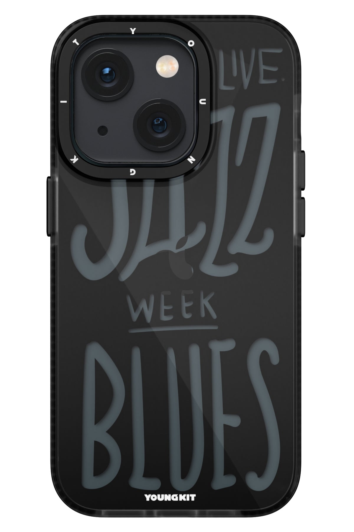 Youngkit Jazz iPhone 13 / 14 Siyah Kılıf