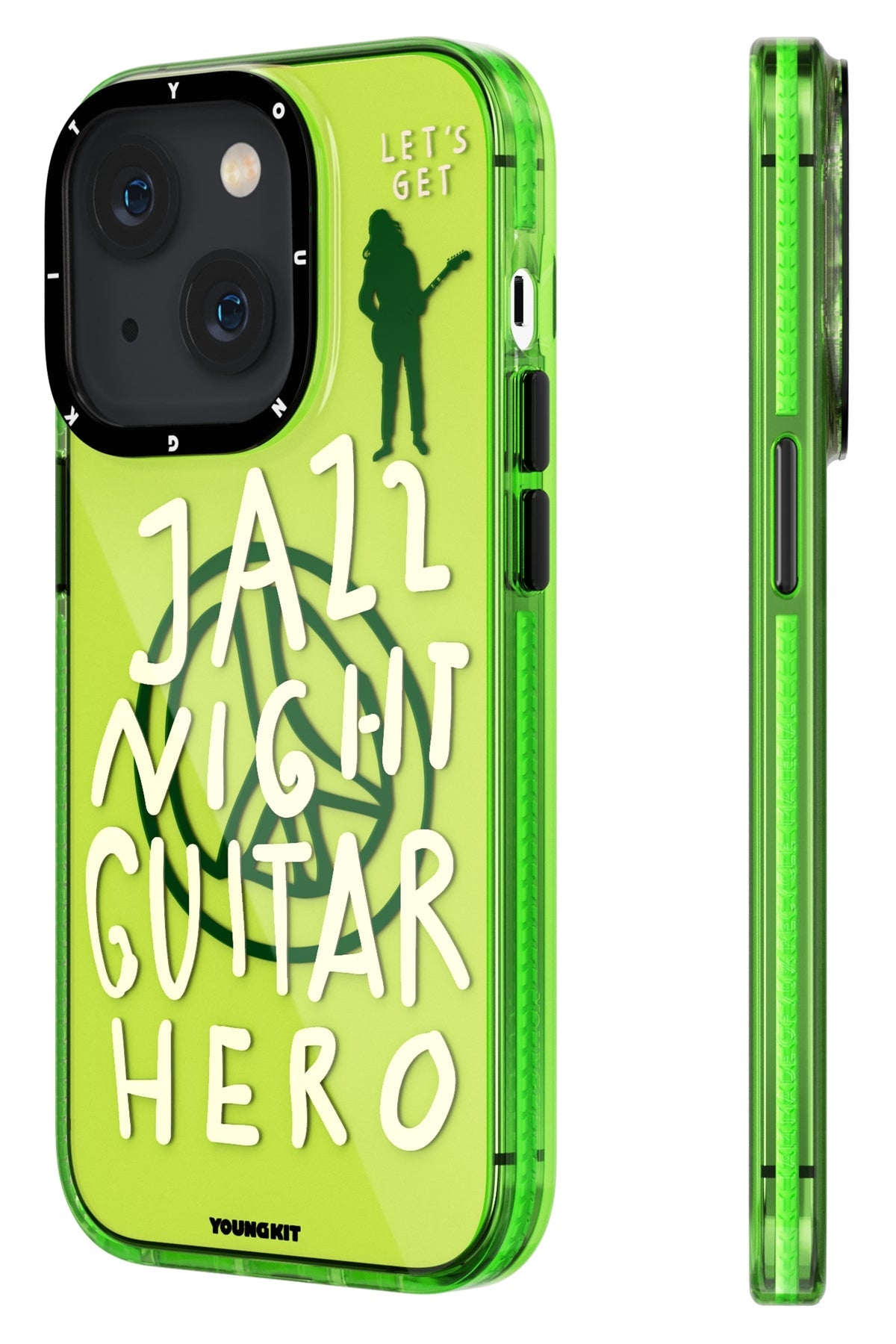 Youngkit Jazz iPhone 13 / 14 Yeşil Kılıf