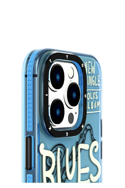 Youngkit Jazz iPhone 14 Pro Mavi Kılıf