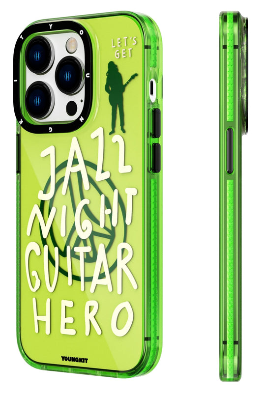 Youngkit Jazz iPhone 14 Pro Yeşil Kılıf