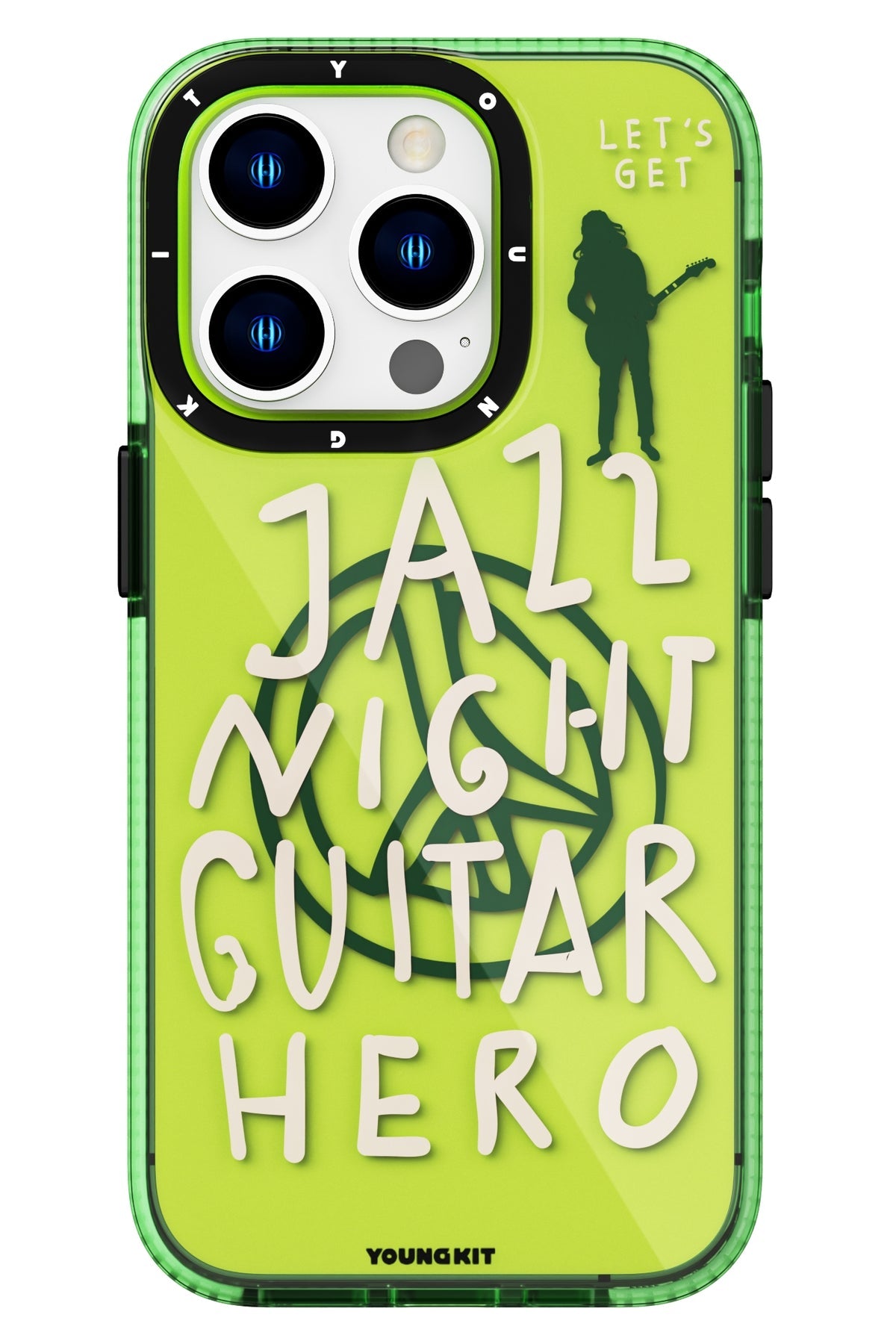 Youngkit Jazz iPhone 14 Pro Yeşil Kılıf