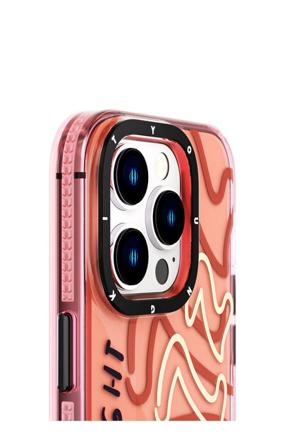 Youngkit Jazz iPhone 14 Pro Max Pembe Kılıf
