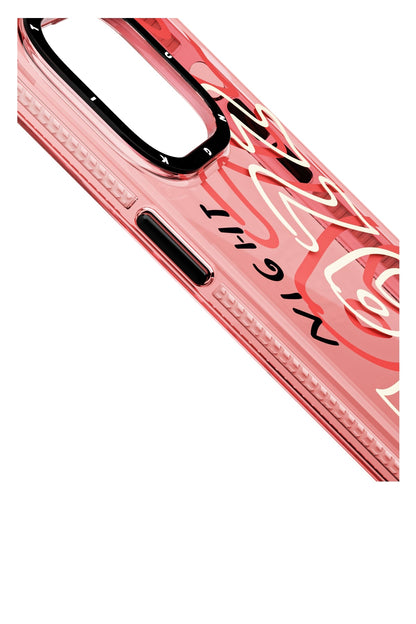 Youngkit Jazz iPhone 14 Pro Max Pembe Kılıf