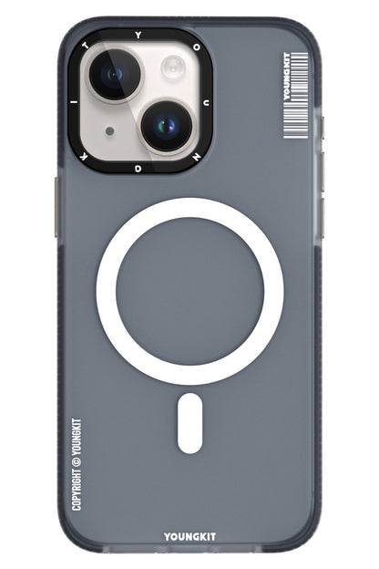 Youngkit Jiansha iPhone 15 Magsafe Buzlu Siyah Kılıf