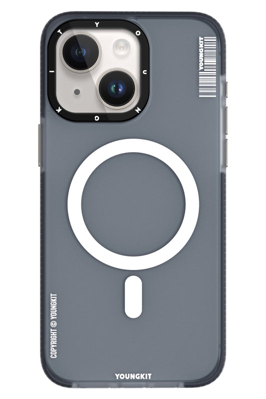 Youngkit Jiansha iPhone 15 Magsafe Buzlu Siyah Kılıf