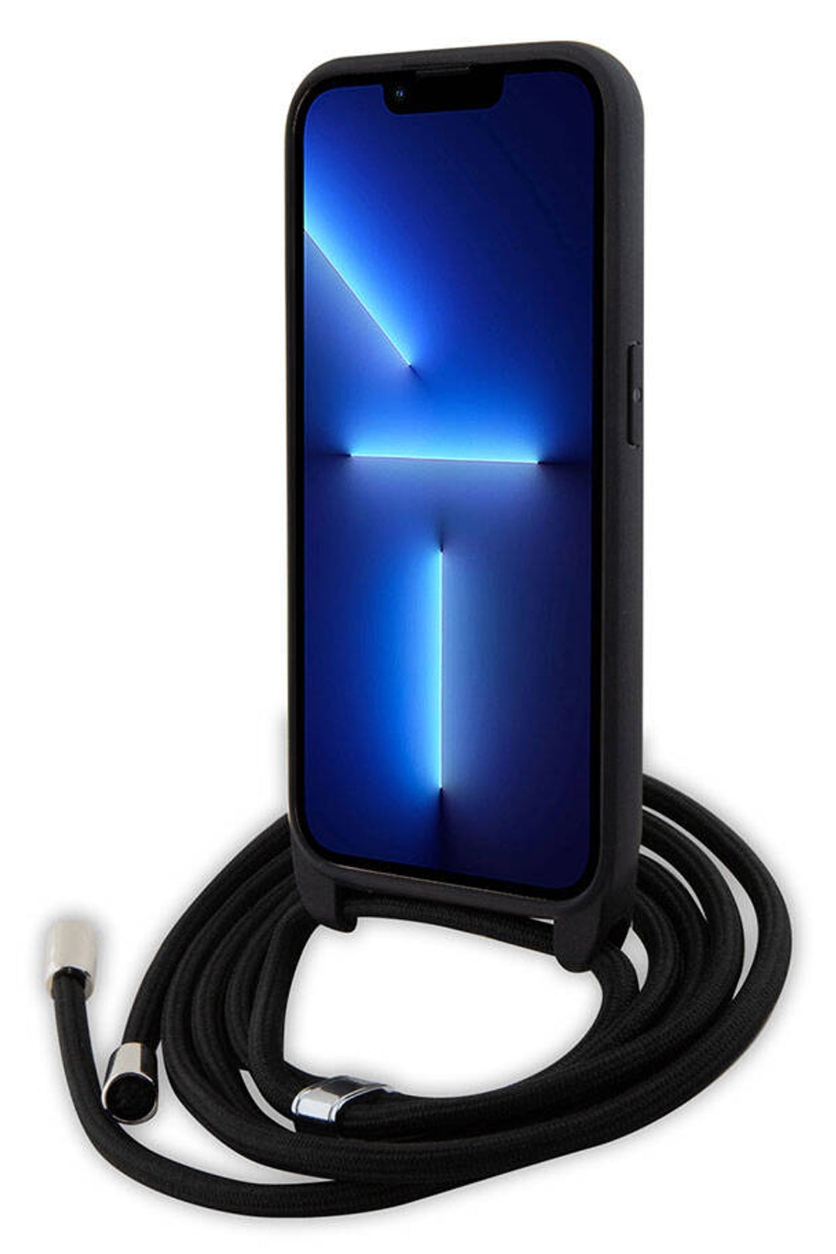 Karl Lagerfeld iPhone 15 Pro Uyumlu K&C Askılı Kılıf Siyah