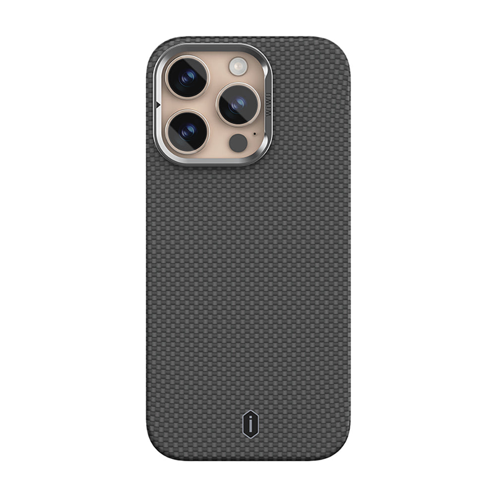 Kamera Standlı Aramid Fiber Karbon iPhone 16 Pro Max Magsafe Uyumlu Kılıf