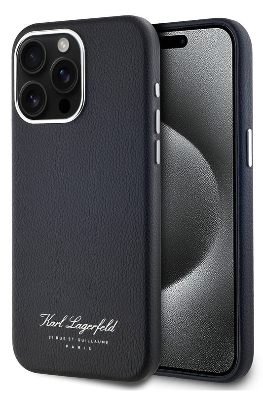 Karl Lagerfeld Hotel iPhone 14 Pro Max Kılıf Siyah