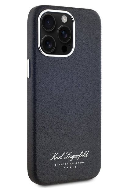 Karl Lagerfeld Hotel iPhone 14 Pro Max Kılıf Siyah