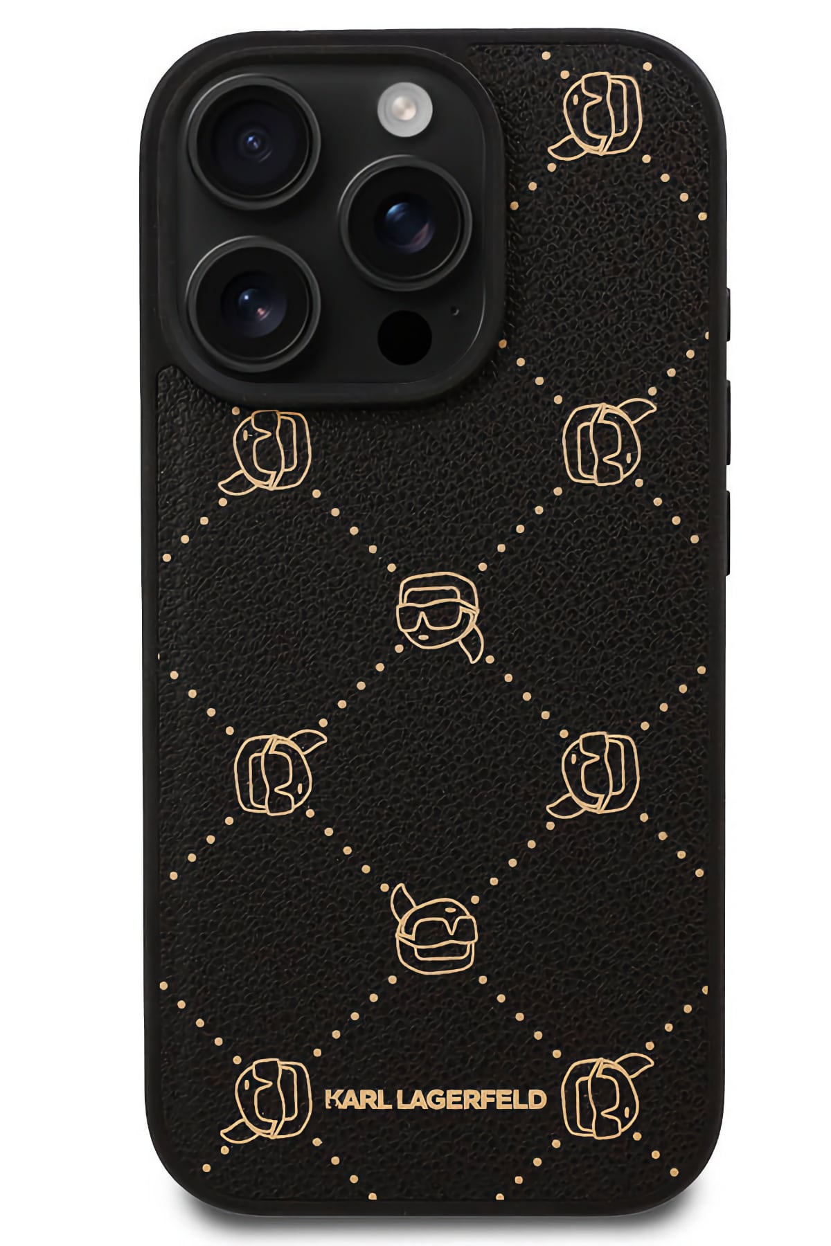 Karl Lagerfeld K.Heads iPhone 16 Pro Magsafe Uyumlu Kılıf Siyah