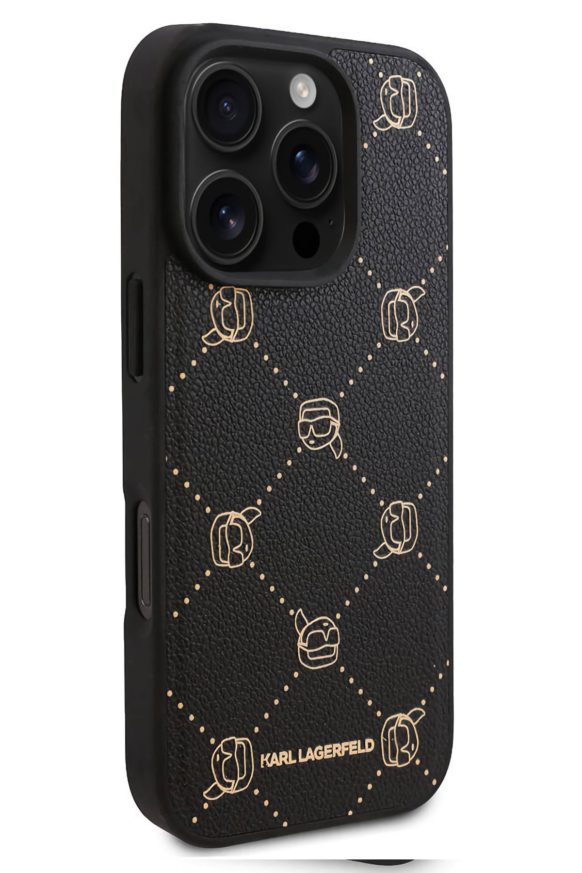 Karl Lagerfeld K.Heads iPhone 16 Pro Magsafe Uyumlu Kılıf Siyah