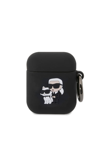 Karl Lagerfeld Karl & Choupette Apple Airpods 2. Nesil Kılıf Siyah