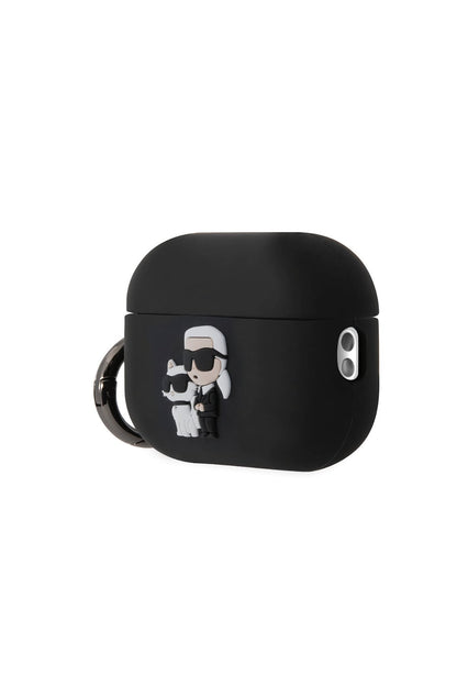 Karl Lagerfeld Karl & Choupette Apple Airpods Pro 2. Nesil Kılıf Siyah