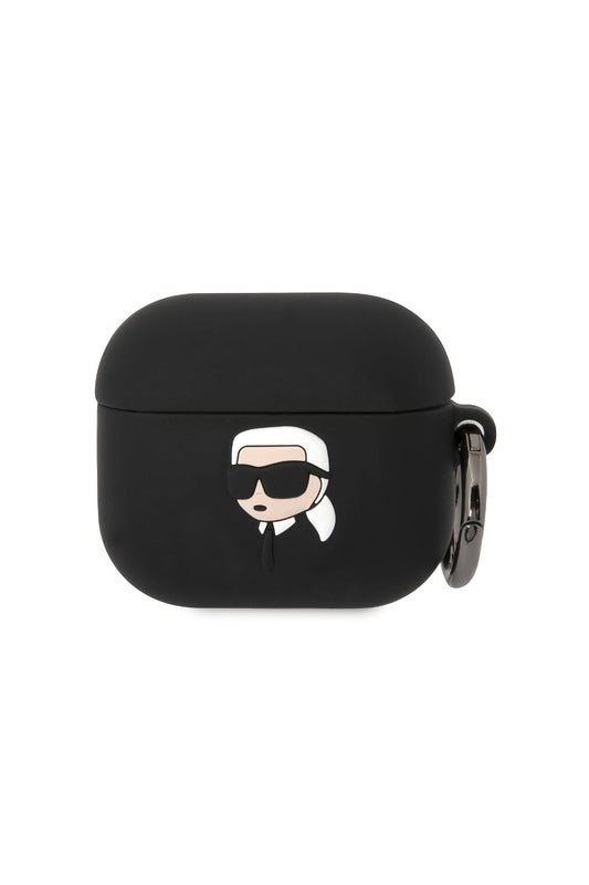 Karl Lagerfeld Karl Head Apple Airpods 3. Nesil Kılıf Siyah