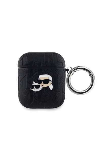 Karl Lagerfeld Monogram Apple Airpods 2. Nesil Kılıf Siyah