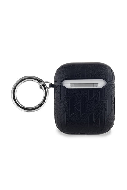 Karl Lagerfeld Monogram Apple Airpods 2. Nesil Kılıf Siyah