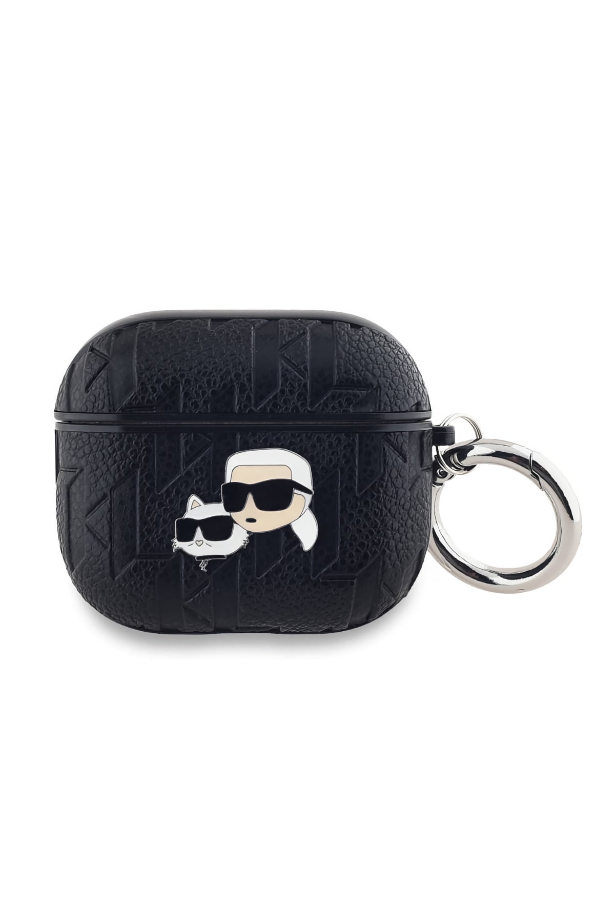 Karl Lagerfeld Monogram Apple Airpods 3. Nesil Kılıf Siyah
