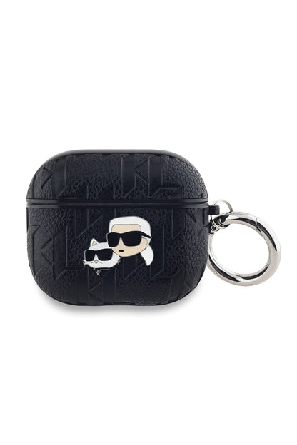 Karl Lagerfeld Monogram Apple Airpods 3. Nesil Kılıf Siyah