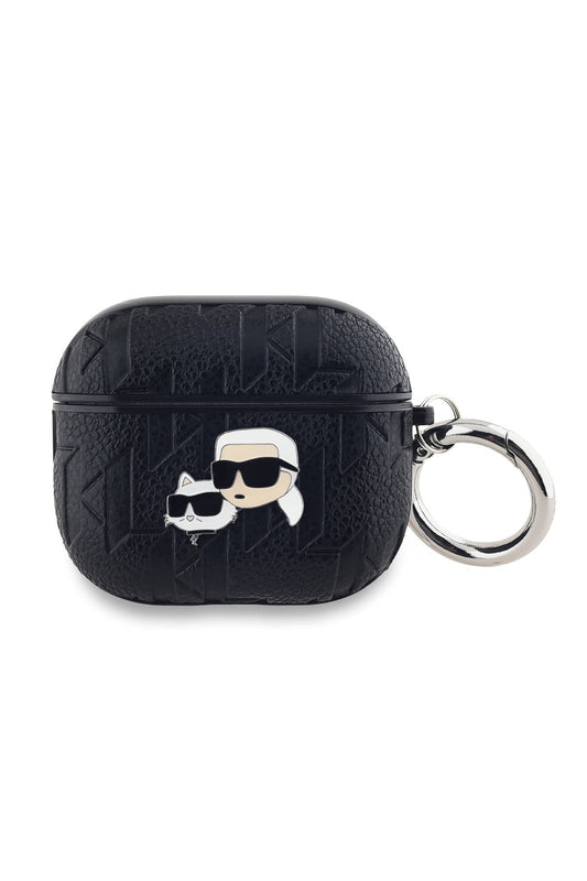 Karl Lagerfeld Monogram Apple Airpods 3. Nesil Kılıf Siyah