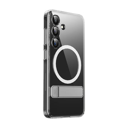 KCC-025 Aurora Galaxy S24 Plus Magsafe Uyumlu Kamera Korumalı Standlı Kılıf