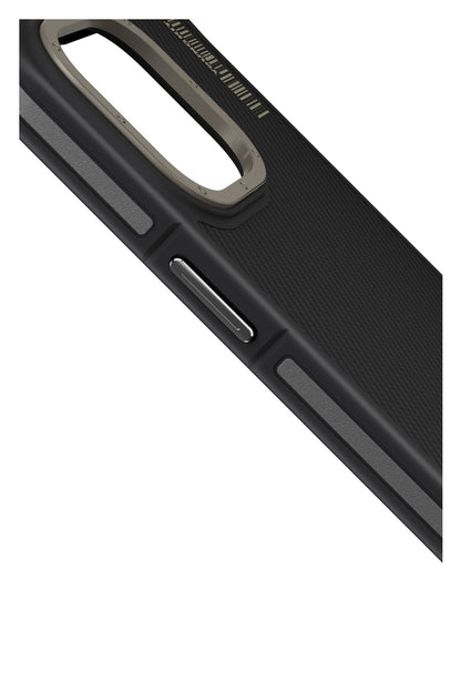 Youngkit Kevlar iPhone 14 Pro Magsafe Gri Kenarlı Kılıf