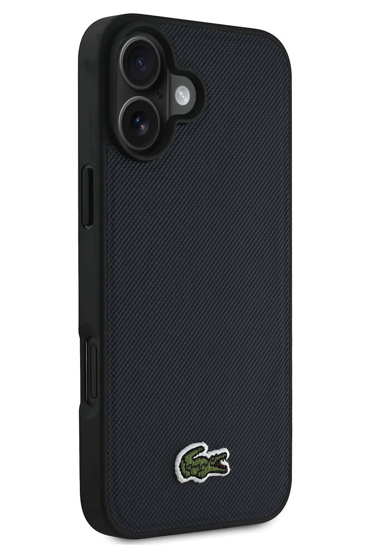 Lacoste Pike iPhone 16 Magsafe Uyumlu Silikon Kılıf Lacivert