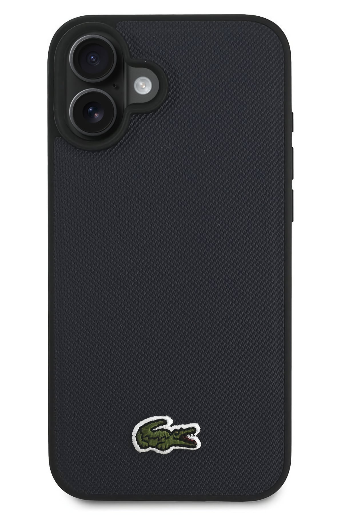 Lacoste Pike iPhone 16 Plus Magsafe Uyumlu Silikon Kılıf Lacivert