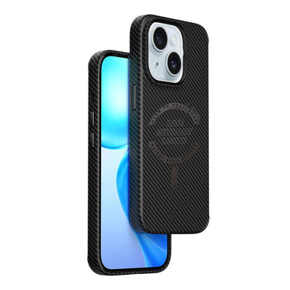 LCC-107 Karbon Fiber Magsafe Uyumlu iPhone 15 Plus Kılıf