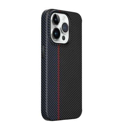 LCC-107 Karbon Fiber Magsafe Uyumlu iPhone 15 Pro Kılıf