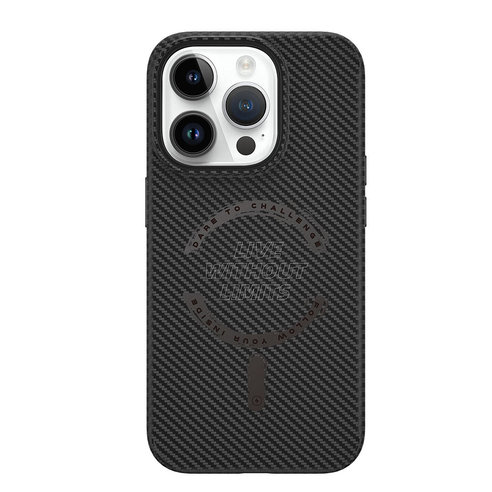 LCC-107 Karbon Fiber Magsafe Uyumlu iPhone 15 Pro Kılıf