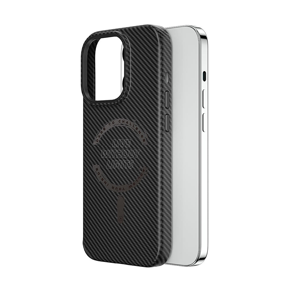 LCC-107 Karbon Fiber Magsafe Uyumlu iPhone 15 Pro Kılıf