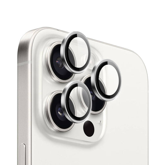 LG-004 iPhone 15 Pro Max PVD Metal Kamera Lens Koruyucu