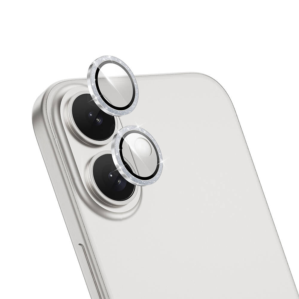 LG-006 Diamond iPhone 16 Plus Kamera Lens Koruyucu