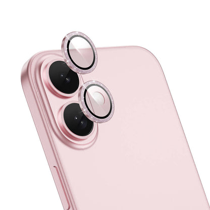 LG-006 Diamond iPhone 16 Plus Kamera Lens Koruyucu