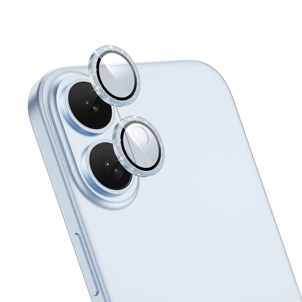 LG-006 Diamond iPhone 16 Plus Kamera Lens Koruyucu