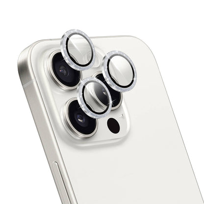 LG-006 Diamond Kolay Uygulamalı iPhone 16 Pro Max Kamera Lens Koruyucu