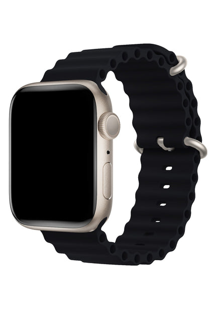 Apple Watch Uyumlu Ocean Silikon Kordon Licorice