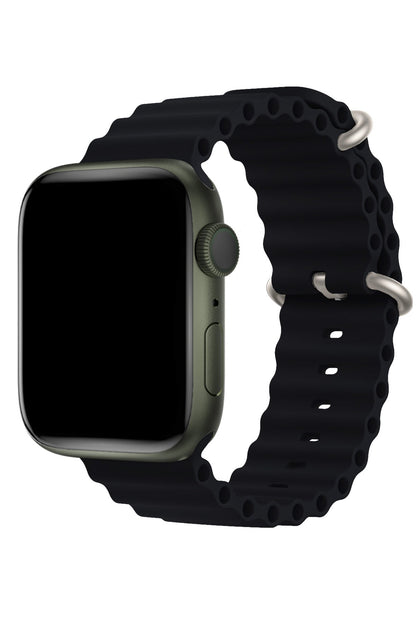 Apple Watch Uyumlu Ocean Silikon Kordon Licorice