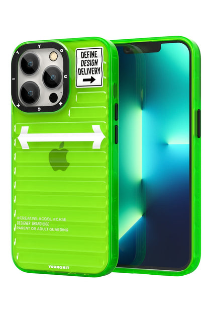 Youngkit Luggage Firefly iPhone 14 Pro Yeşil Kılıf