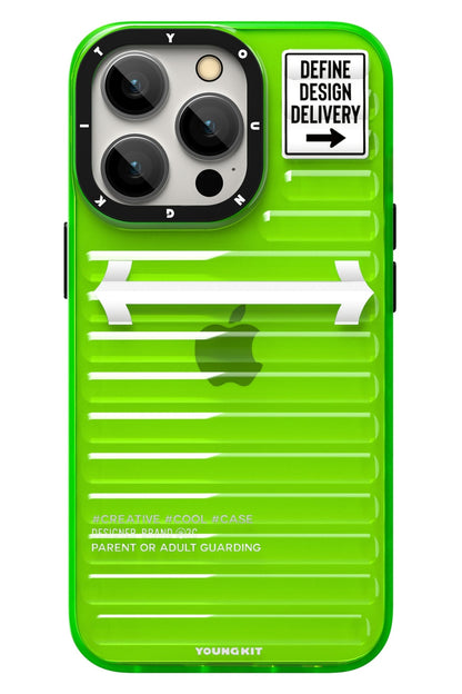 Youngkit Luggage Firefly iPhone 14 Pro Yeşil Kılıf