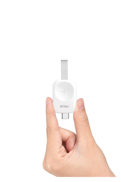 Wiwu M16 Pro Apple Watch Uyumlu Manyetik Şarj Cihazı USB-C