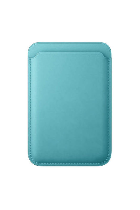 Magsafe Uyumlu Pu Deri Kartlık Aqua