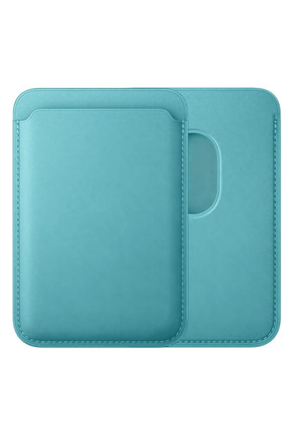 Magsafe Uyumlu Pu Deri Kartlık Aqua
