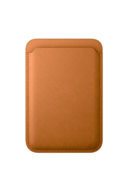 Magsafe Uyumlu Pu Deri Kartlık Copper